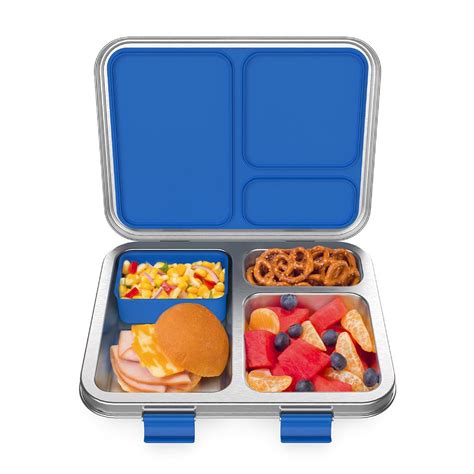 children's stainless steel lunch box|Bentgo Kids Stainless Steel Lunch Box.